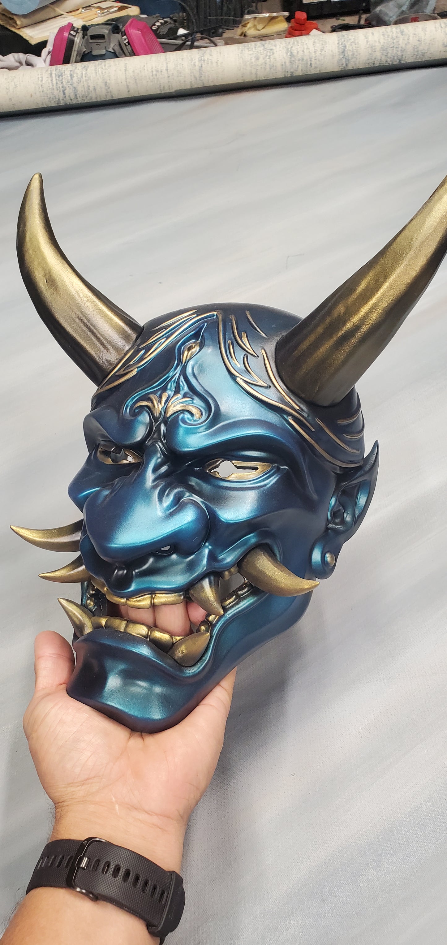 Oni mask Blue