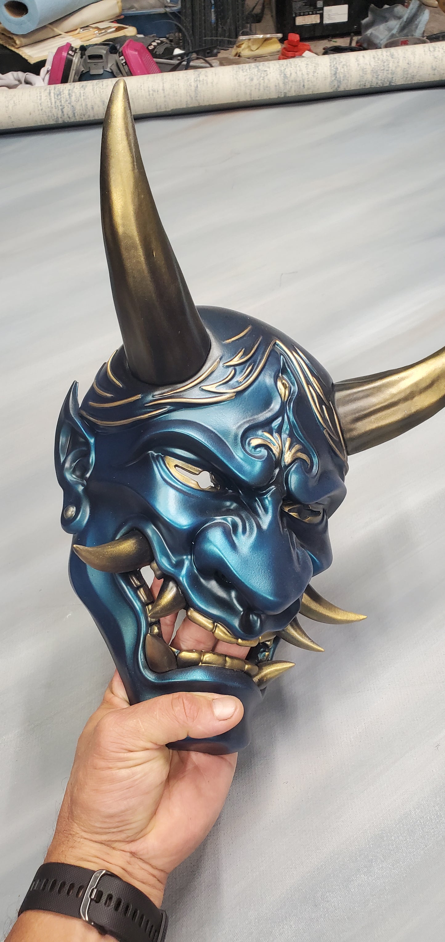 Oni mask Blue