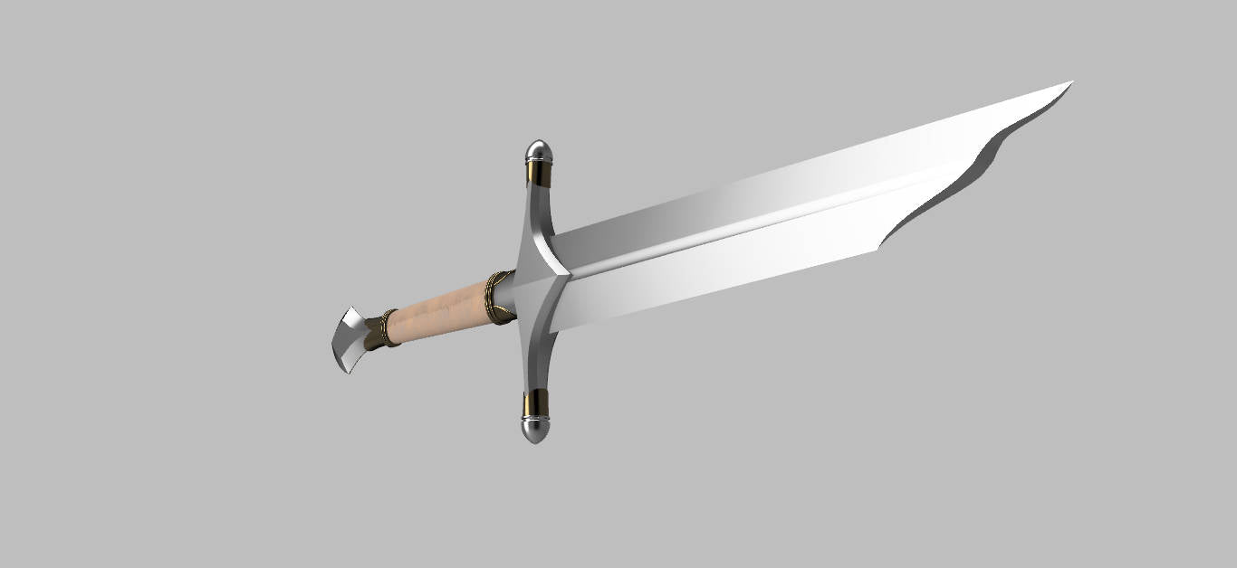 ACHARN SWORD - STL'S files for 3d Printing