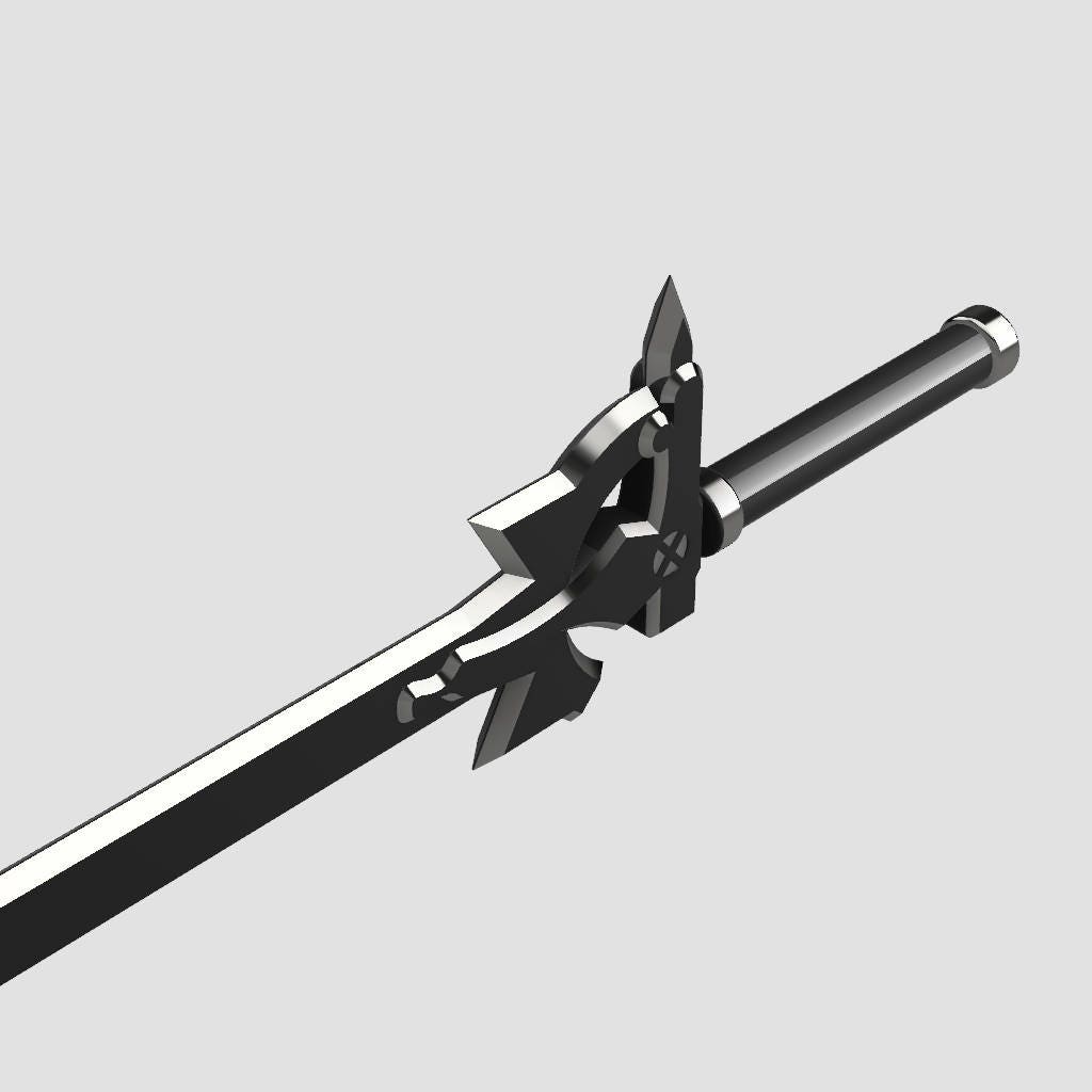 Elucidator - files for 3D print  (Kirito sword)