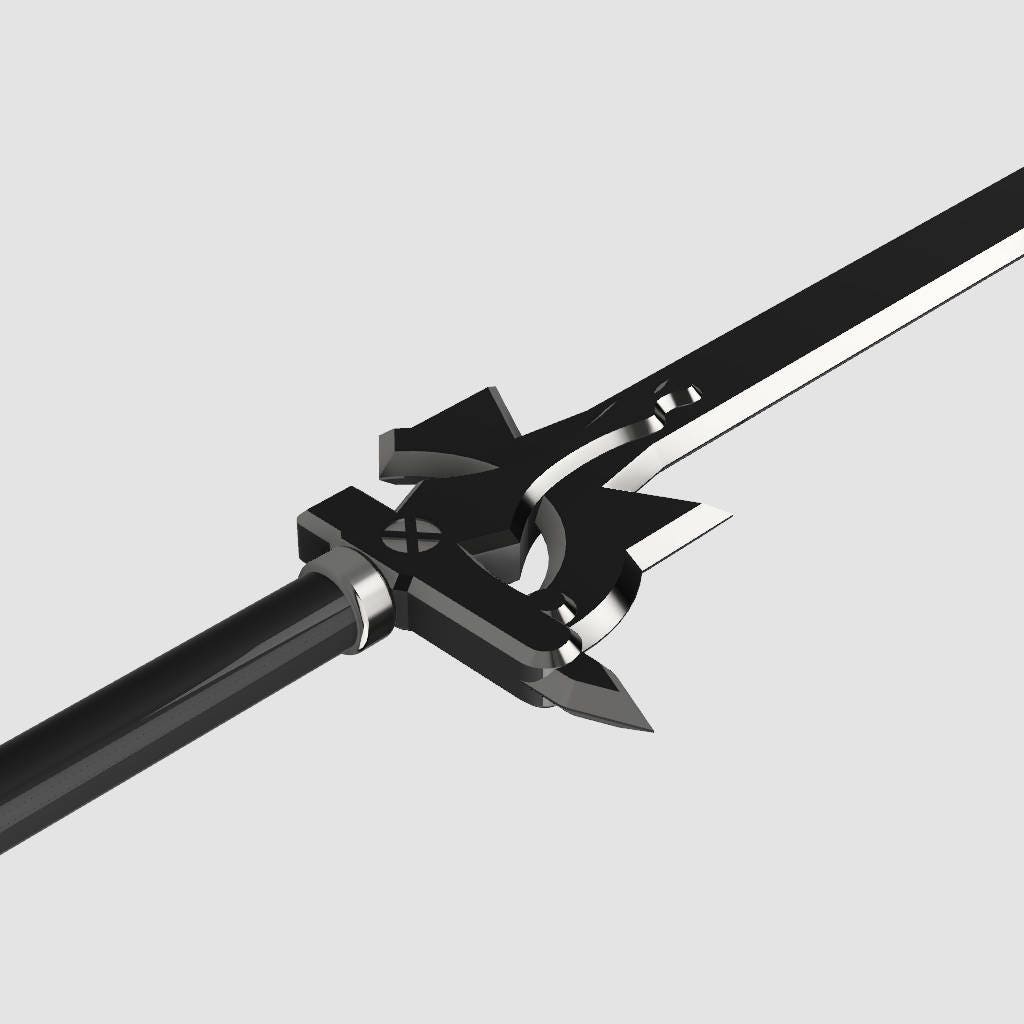 Elucidator - files for 3D print  (Kirito sword)
