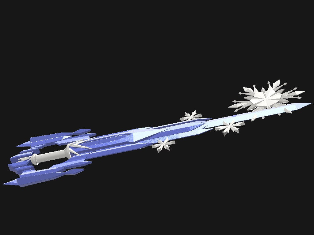 Crystal Snow Keyblade - Files for 3D Printing