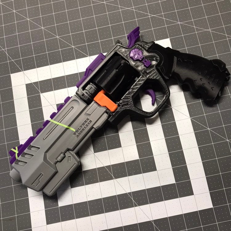 Mcree Deadlock cosplay prop - 3d Printed Revoler