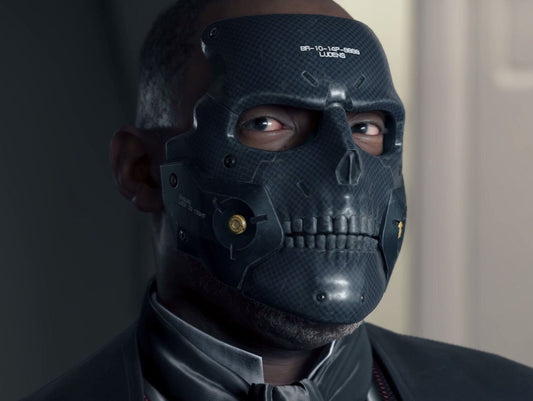 Die Hardman Luden cosplay Mask - 3D Printed