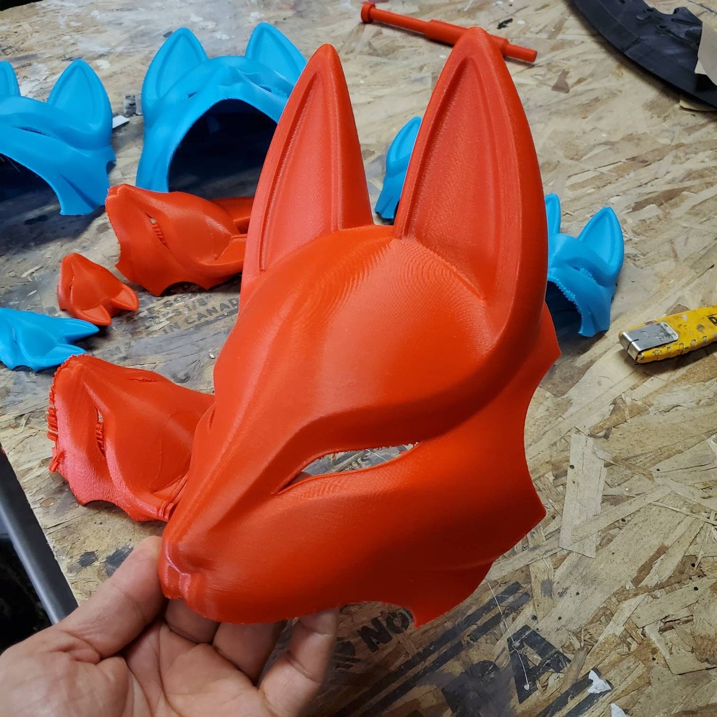 Tekken 7 Kunimitsu Mask - 3D printed kit