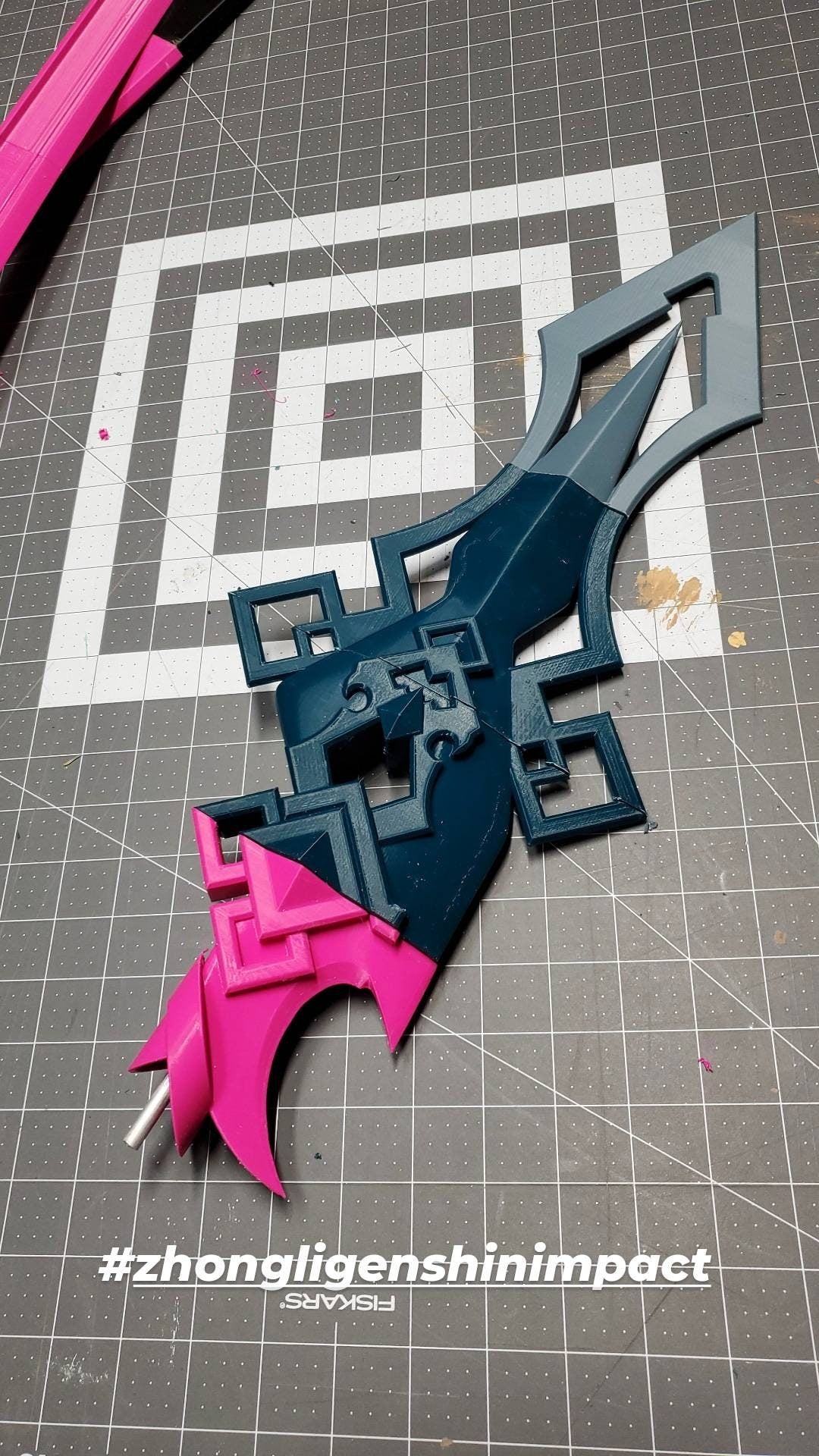 Genshin Impact Zhongli Spear  - 3D printed kit
