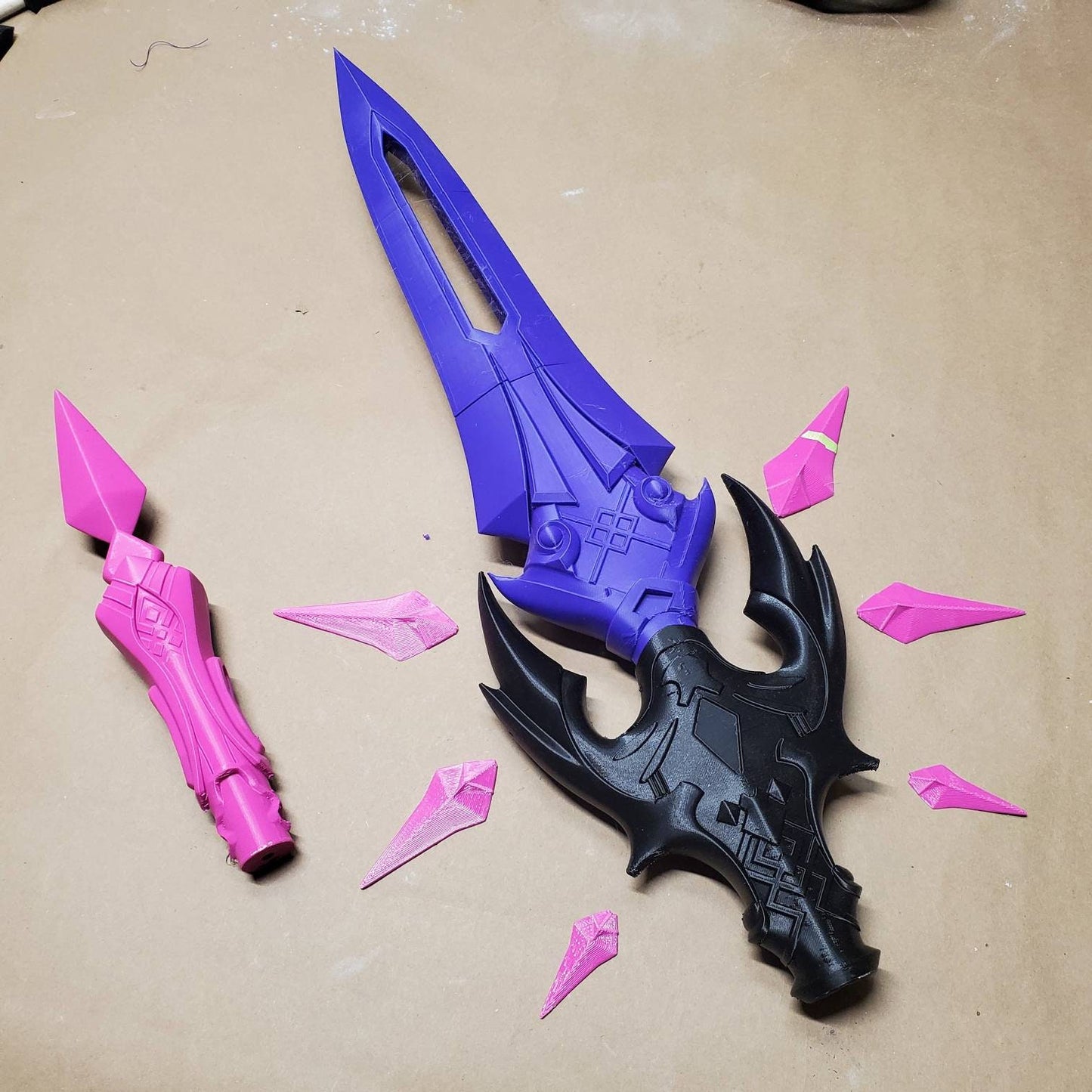 Genshin Impact Primordial Jade  - 3D printed spear kit