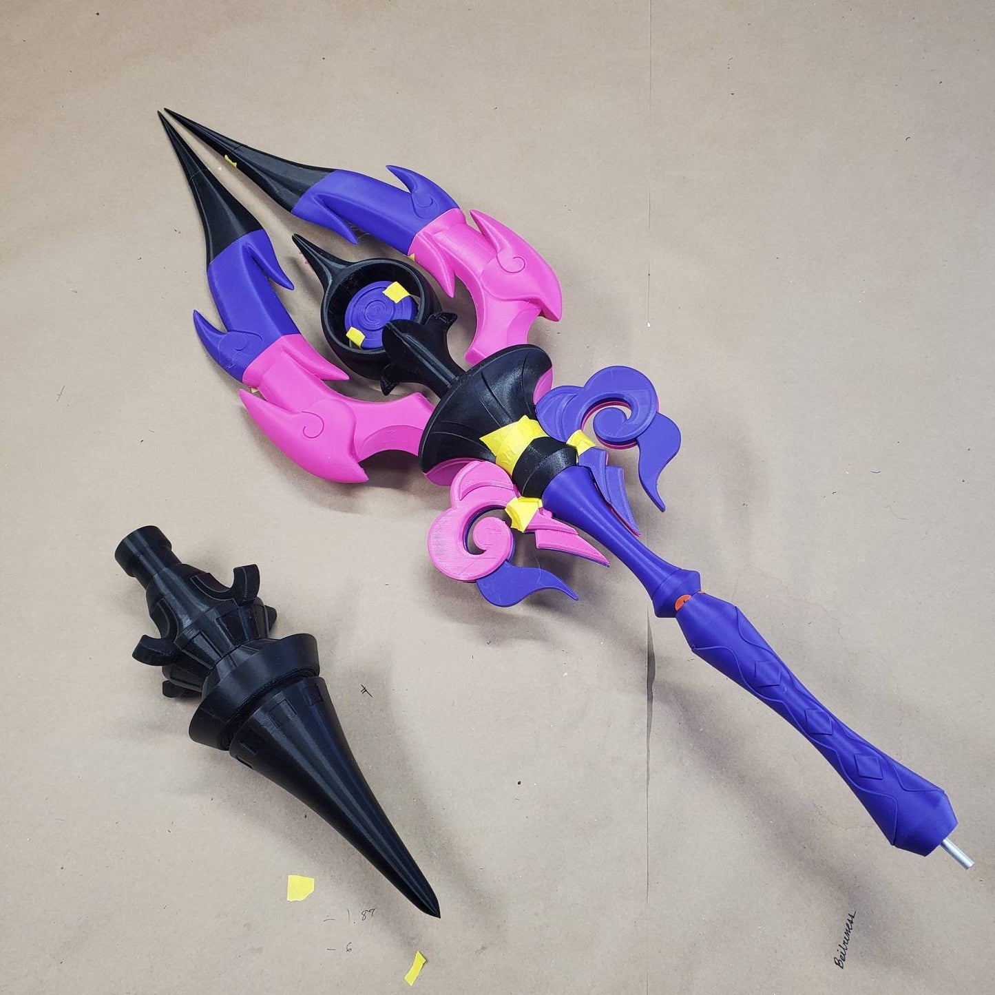 Genshin Impact Staff of homa  Cosplay - 3D printed spear kit